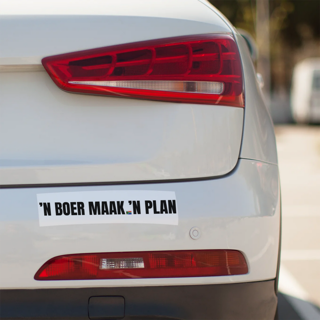 'n Boer Maak 'n Plan - Sticker